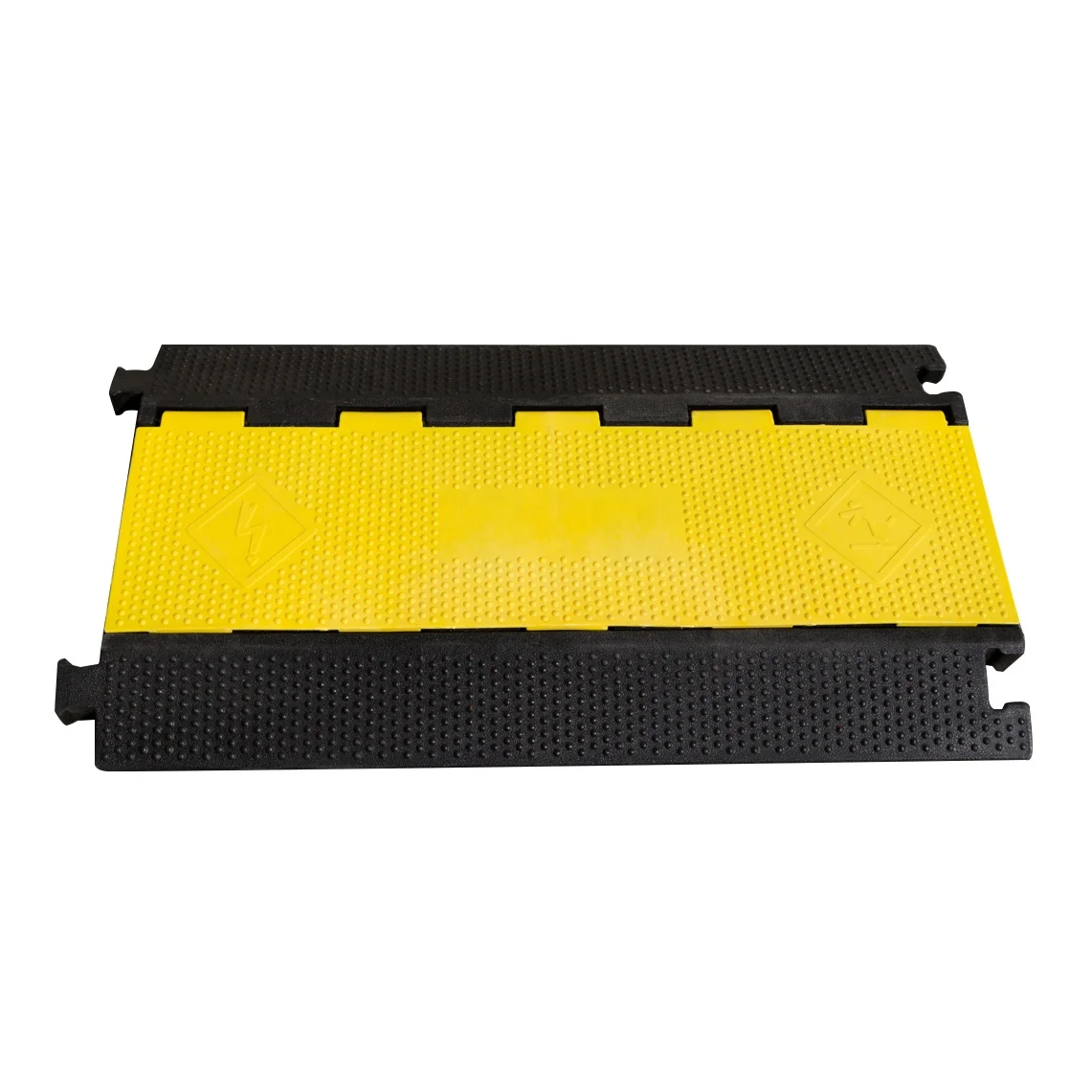 900*500*50mm 5 Channels Wholesale Roadway Heavy Duty Yellow Jacket Rubber Cable Protector