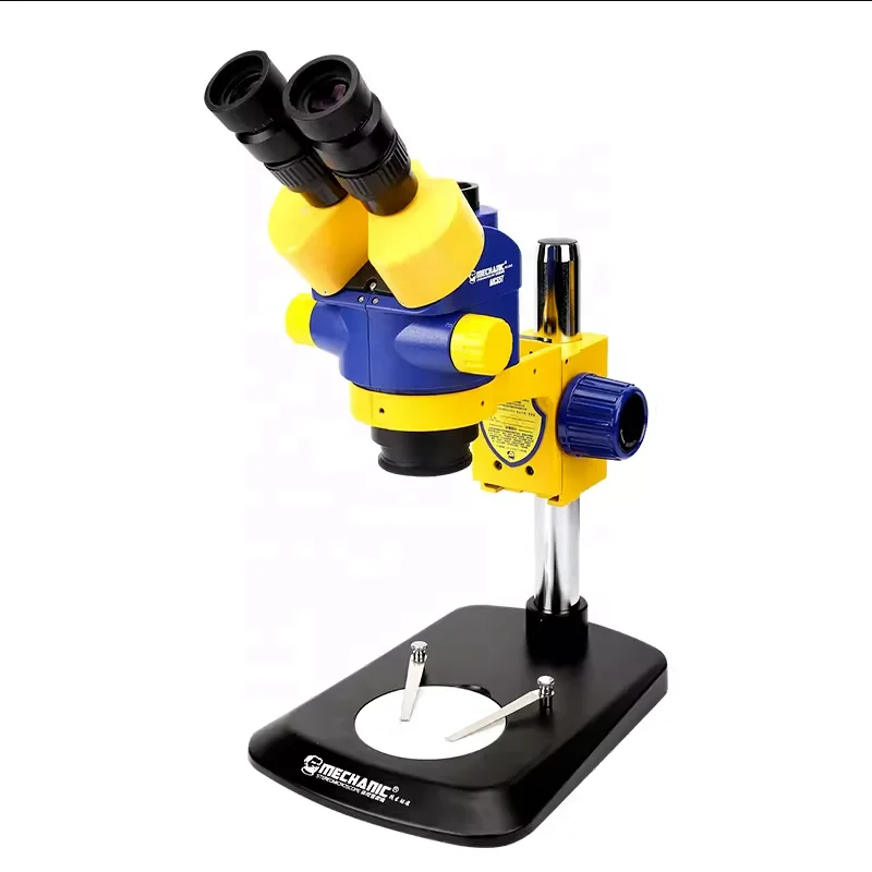 Mechanic MC65T-B6 Industrial Triocular Stereo Microscope HD Optical Objective 0.6-5.5X Continuous Zoom For Phone Repair Tool