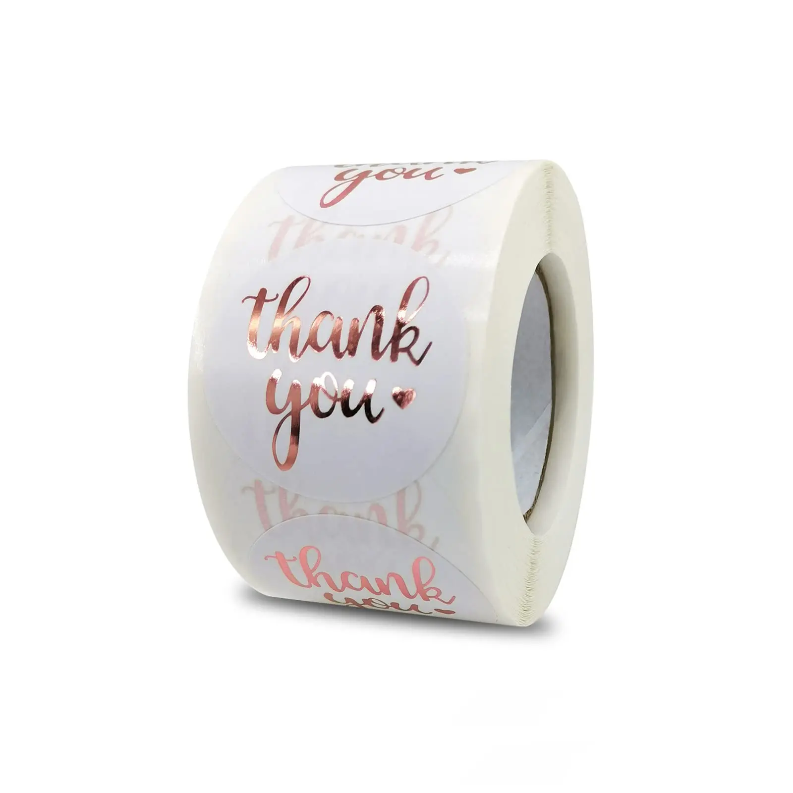 Self Adhesive Labels Vinyl Round Waterproof Sticker Roll Paper Custom Printing Logo Packaging Label