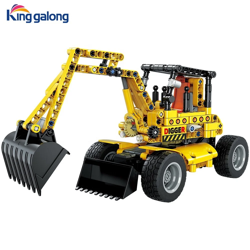 ODM/OEM Popular Excavator Building Bricks Toys Moc Technic le Model go Kids Simple Assembly Building Blocks Sets Toys