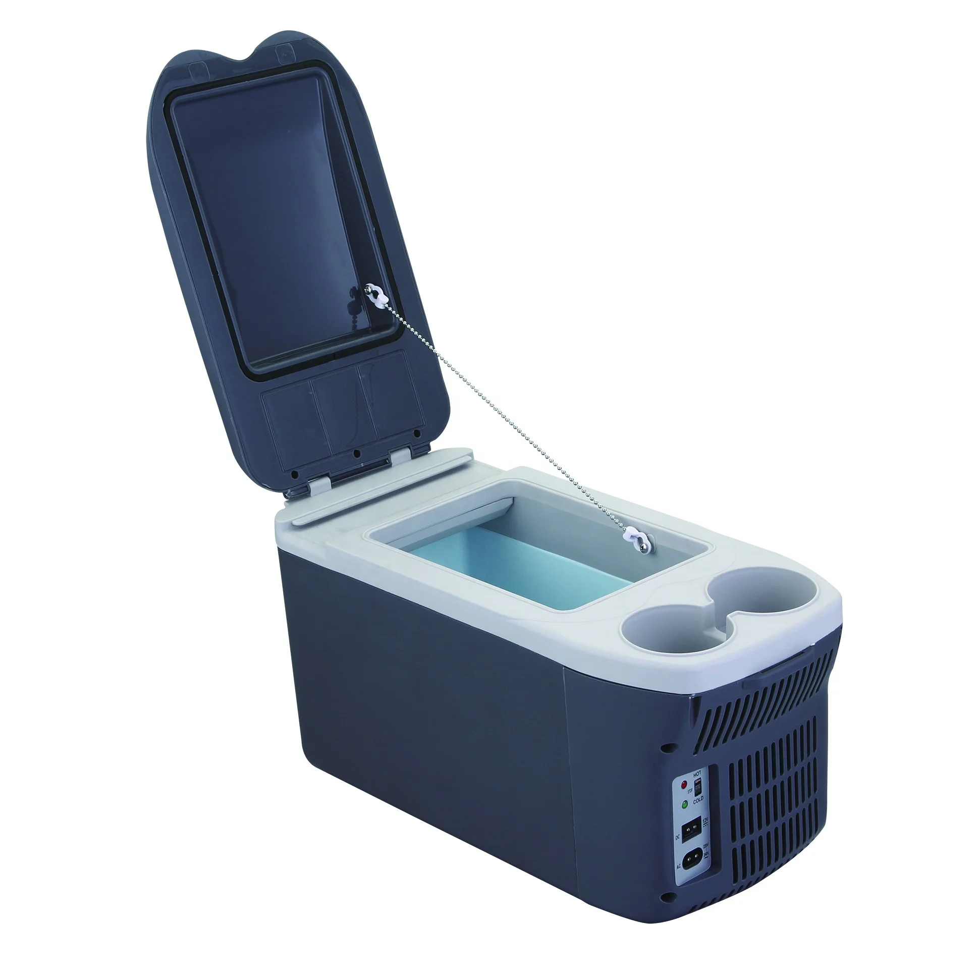Evercool 8L регулируемый ремень и два держателя для напитков автомобильный мини-холодильник обогреватель