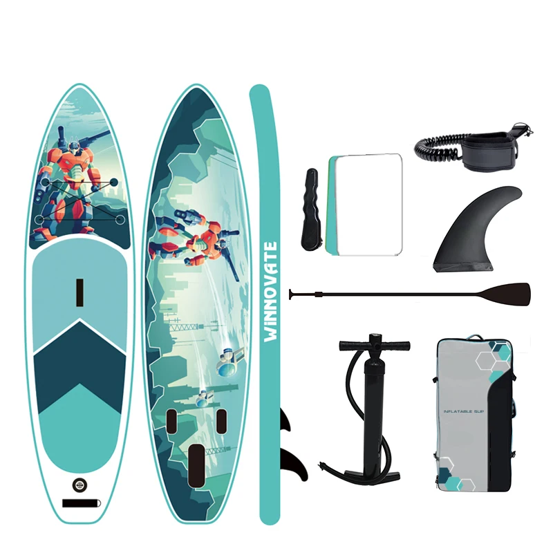 WINNOVATE3031 Wholesale Price Paddles Board Fishing Inflatable Paddle Sup Board For Water Sports