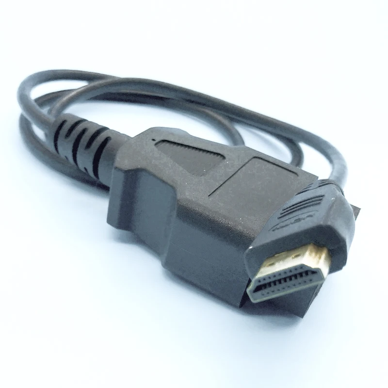 Newest Custom Over Molded Male OBD2 Cable obd extension cable car diagnostic wire