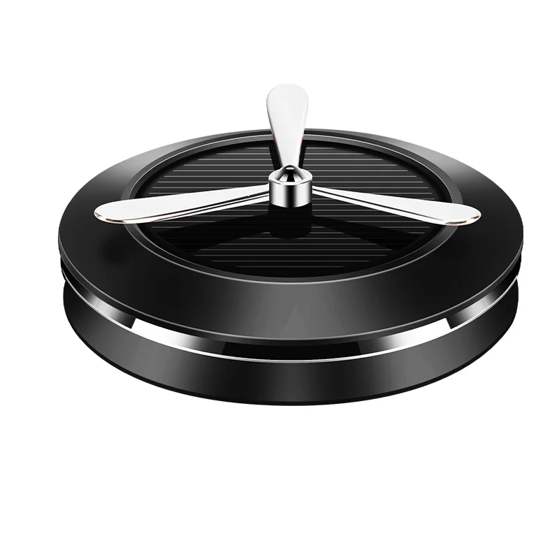 Solar fan design  Black Plastic Luxury Car  Air Refresher Car Freshener used in room car air freshener