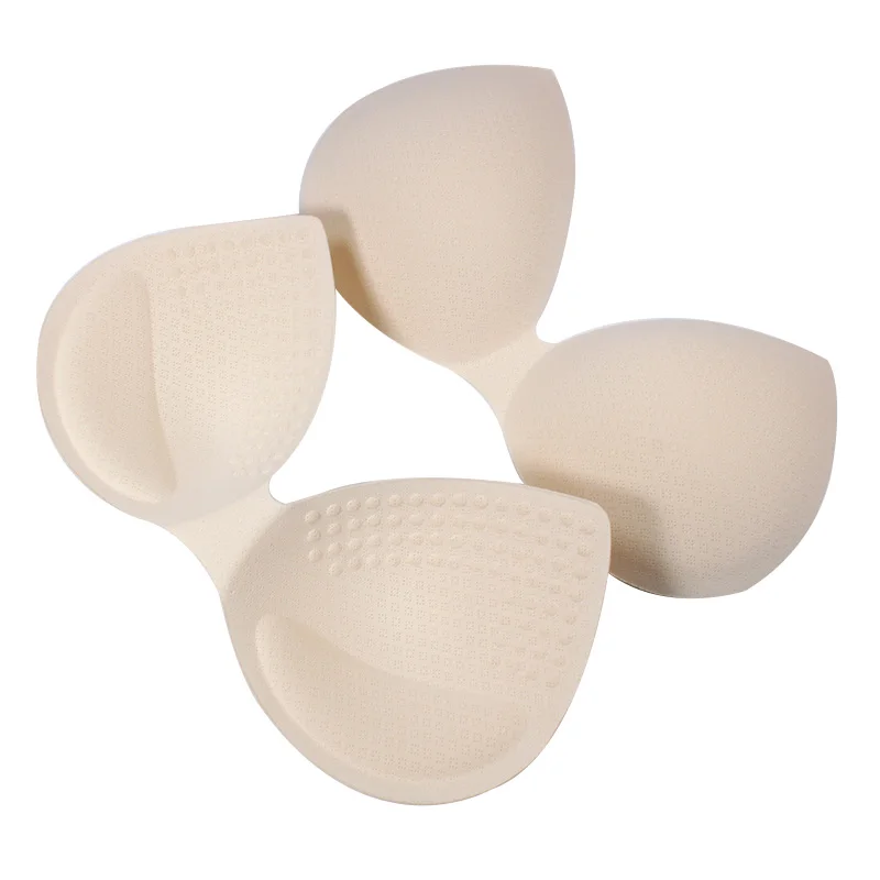 Triangle shape invisible sponge foam enhance bra pads inserts push up bra cup