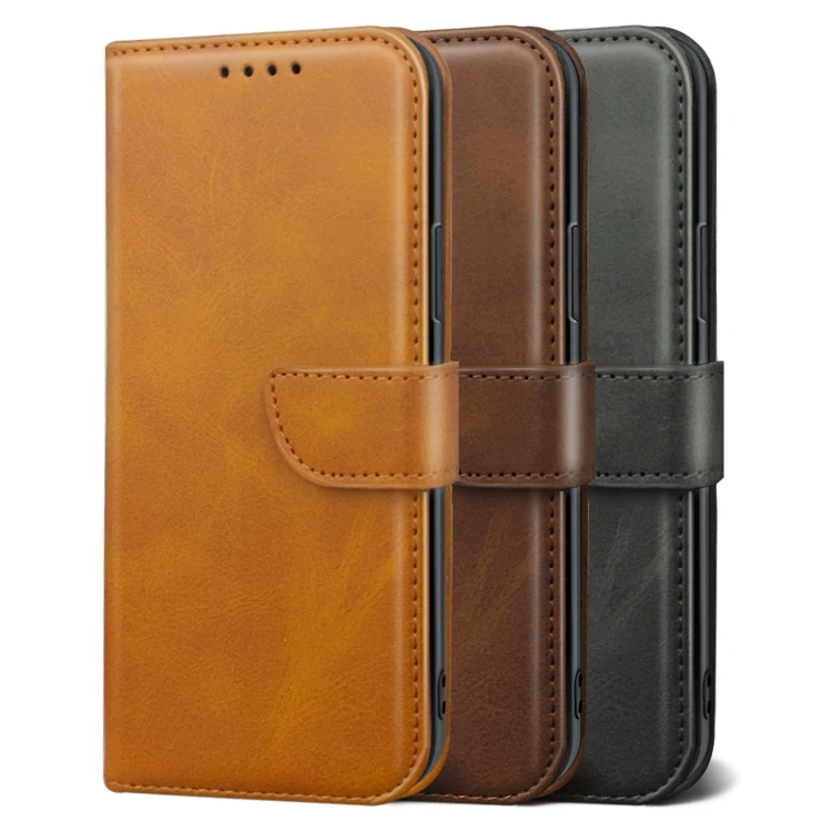 Hot sale pu leather mobile flip cover phone case with card holder