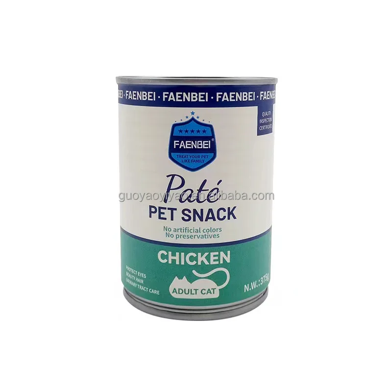 Wholesale FAENBEI Cat Wet Food Canned Cat Treats Pet Snack OEM