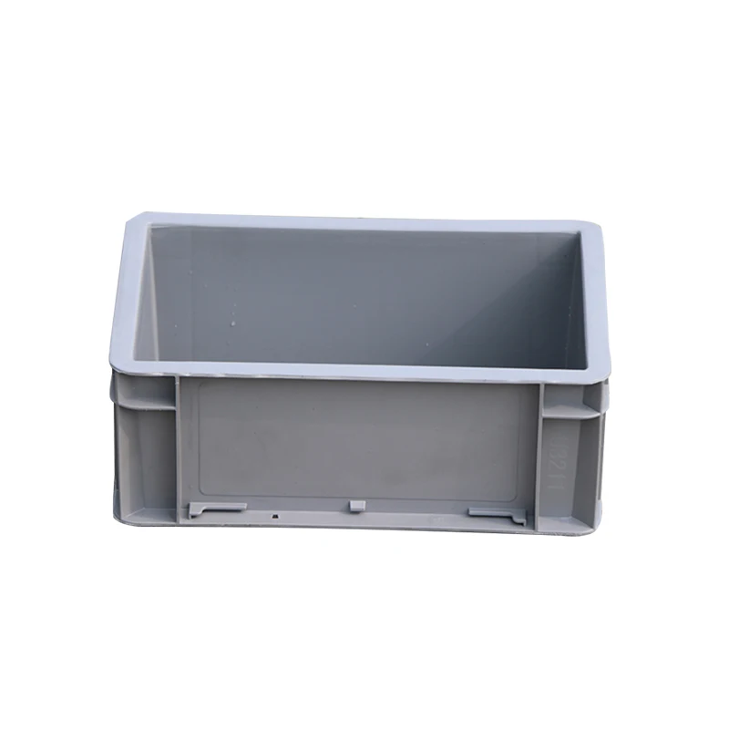 Heavy Duty Durable Solid Box Crate 300*200*120mm Stackable Plastic Logistic Crate Euro Storage Box