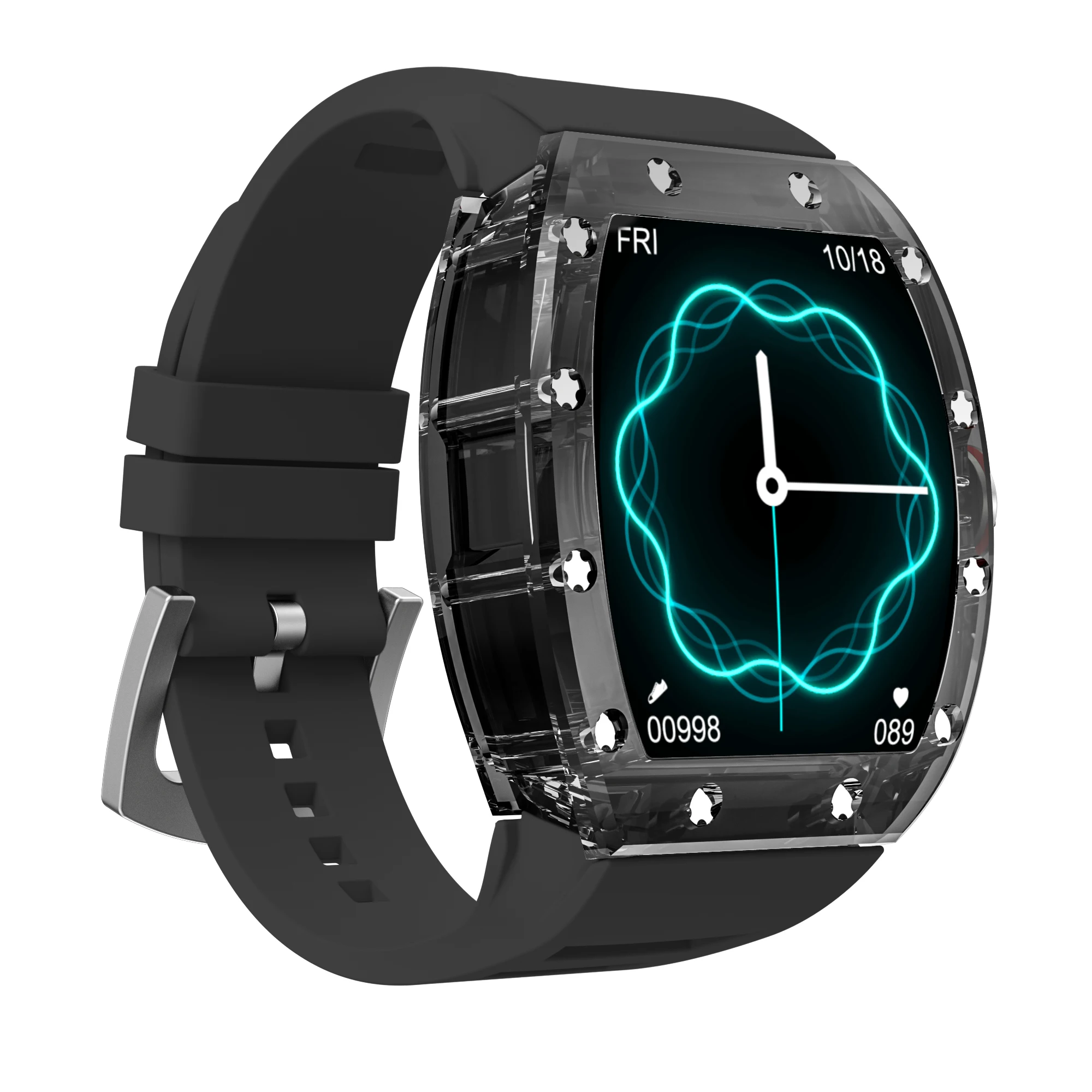 YD5 Smart Watch Temperature Heart RateSport Waterproof Men Smartwatch NFC Fitness Bracelet