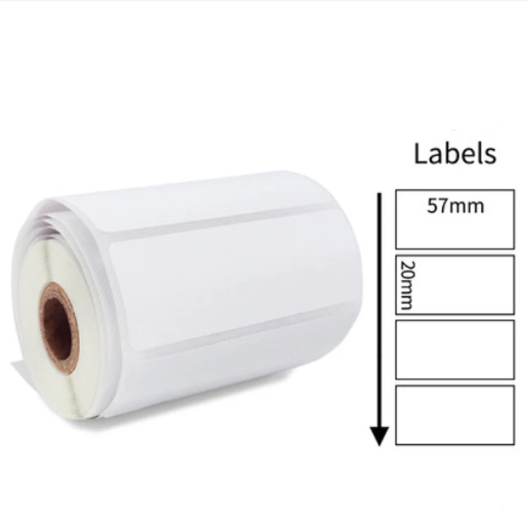 Tearproof/Anti-scratch Thermal Label Paper Self-adhesive Clothing Tag Label Paper for portable label printer ER-5801