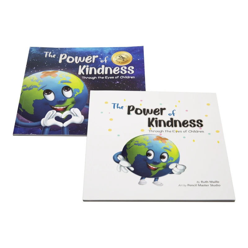 Factory Custom Printing Paperback Children Story Book Printing Custom Size Paper SoftCover