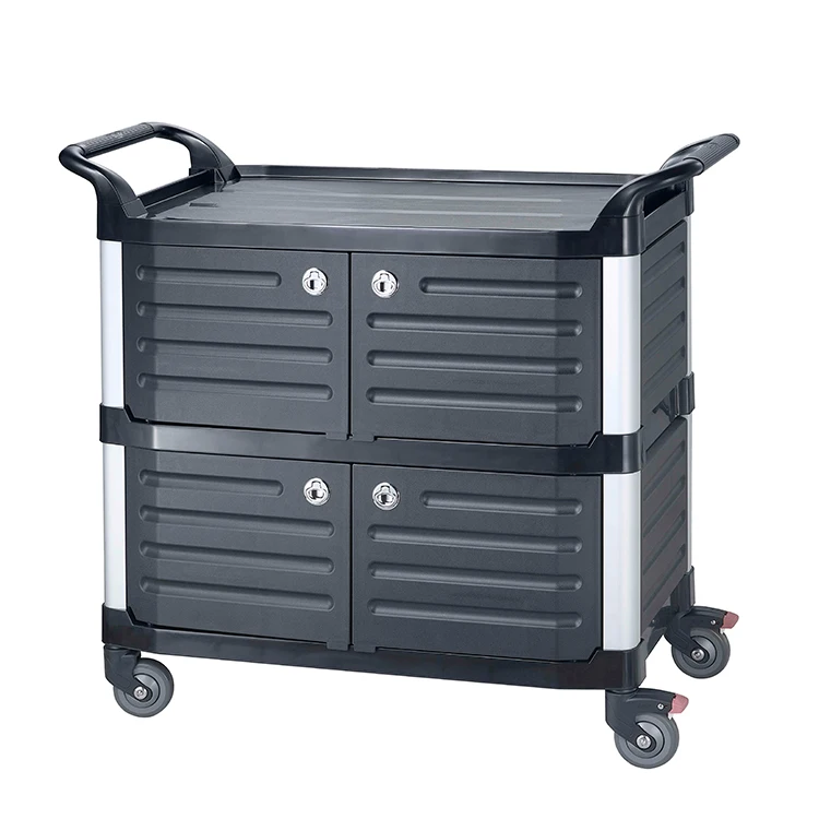 High Quality Plastic Food Delivery Service Carts and Trolleys for Hotel