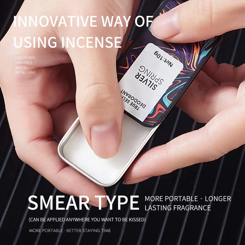 Wholesale Meidian Private Label Solid Perfume Balm Box Set Romantic Long Lasting Body Fragrance Men Women Portable Solid Perfume