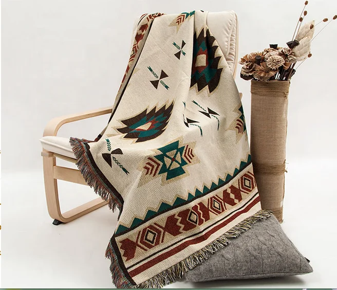 
Jacquard tapestry throw,custom design blanket with custom designs  (60406511074)