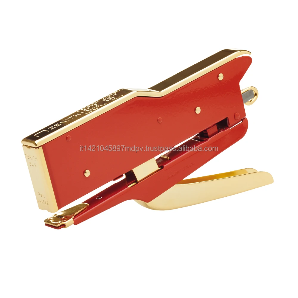 Top Quality Office Metal Plier Stapler ZENITH 548 Gold