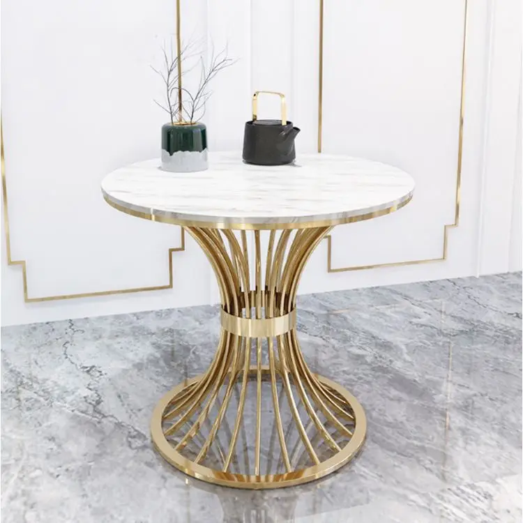 Side Table Cheap Sofa Tray Gold Coffee Small Accent Tea End Round Metal Bedside Bed Side Table Modern For Living Room Bedroom