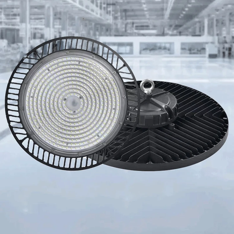 highbay led lights 100w 150w 200w 240W  IP65 Round warehouse logistic factory workshop led high bay lamp