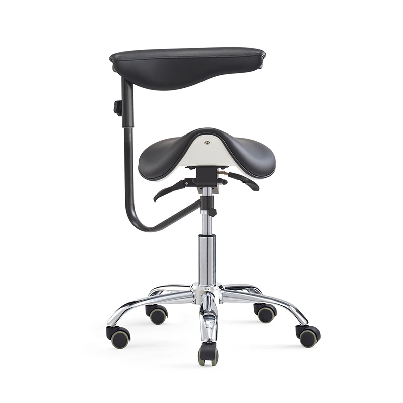 HAIYUE Adjustable Armrest Doctor Operating Stool Dental Chair Assistant Stool HY8018
