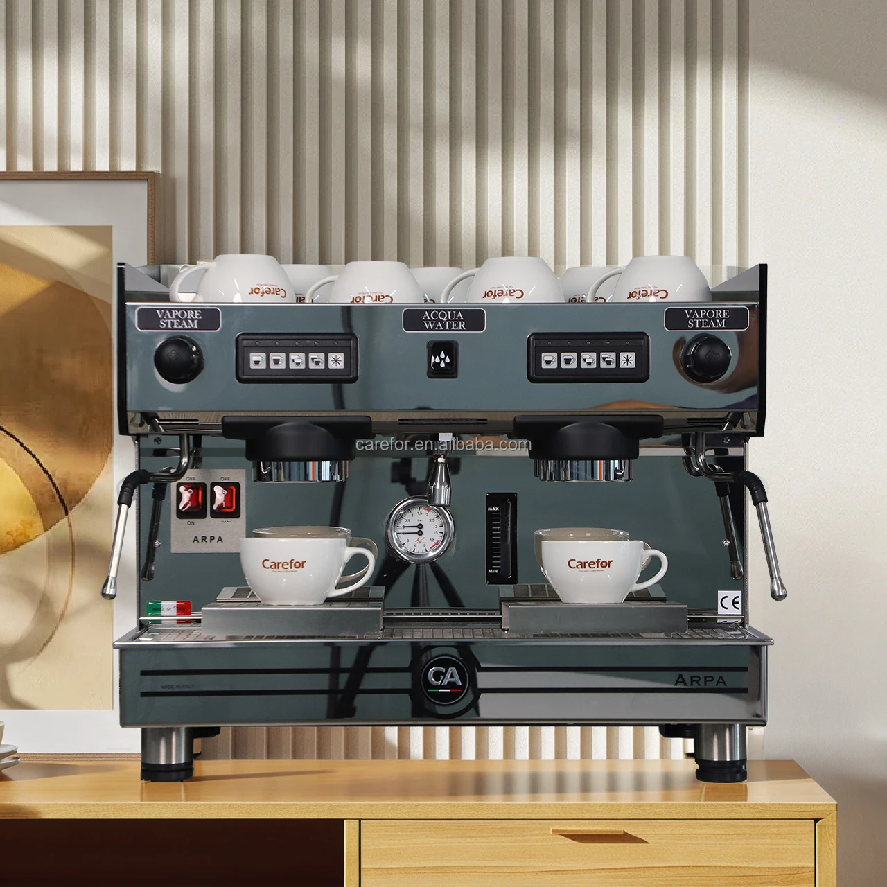 Wholesale Water Level Control Professional Double Boiler Manufactured Expresso Commercial Coffee Machine