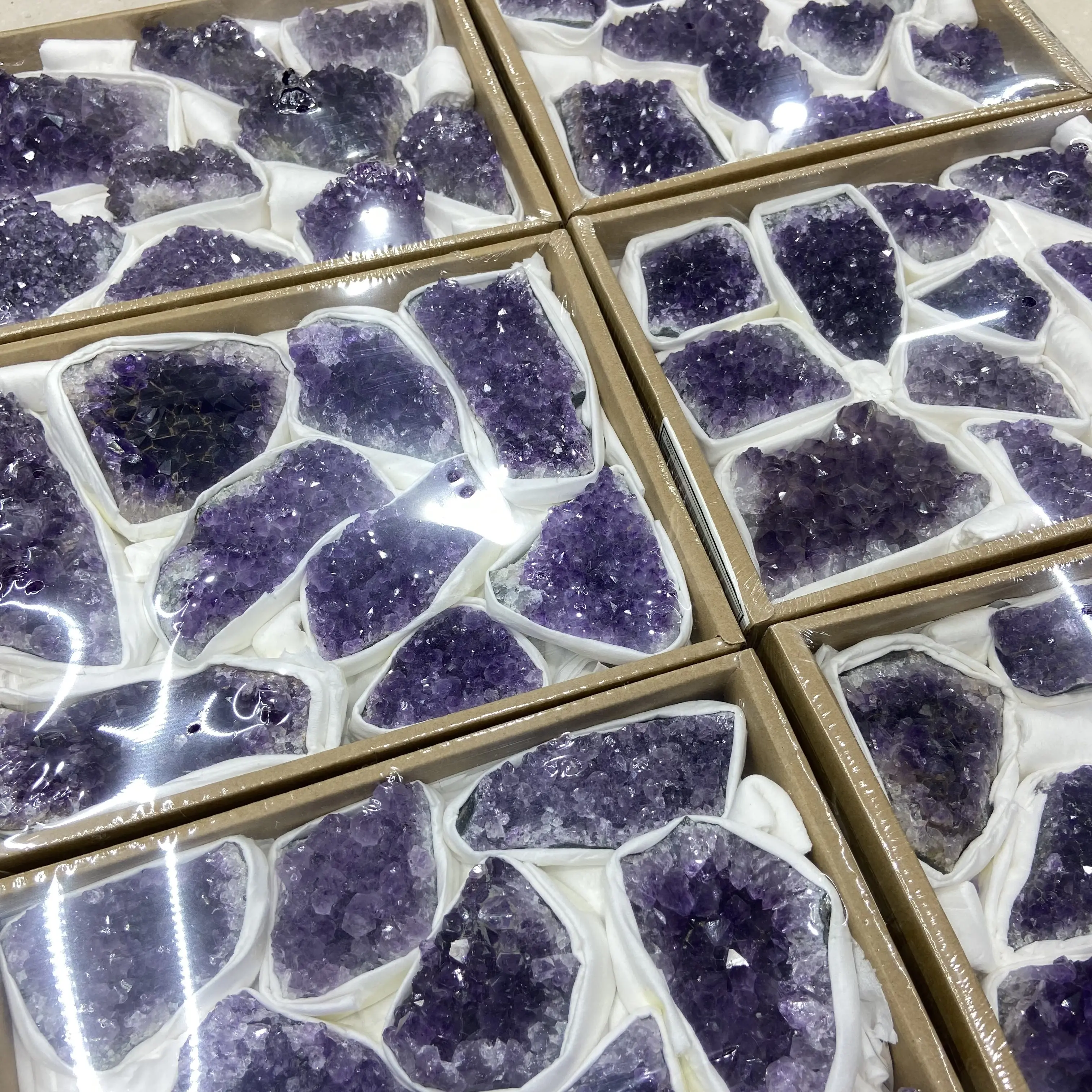 
Лидер продаж, высокое качество, натуральный Уругвайский аметист, кластер, аметист, геод, натуральный драгоценный камень, набор лечебных камней 
