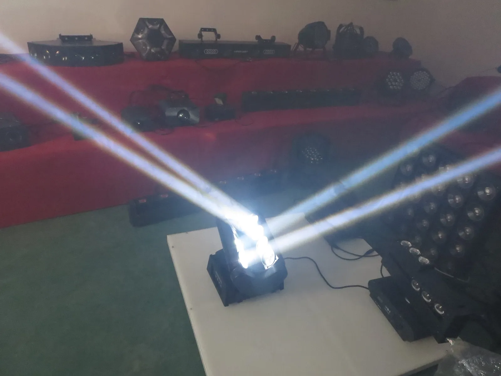 Colorful Rotation Beam Led Moving Head 4 in1 Rgbw 8x12w Spider DJ Stage Effect Party Club Light