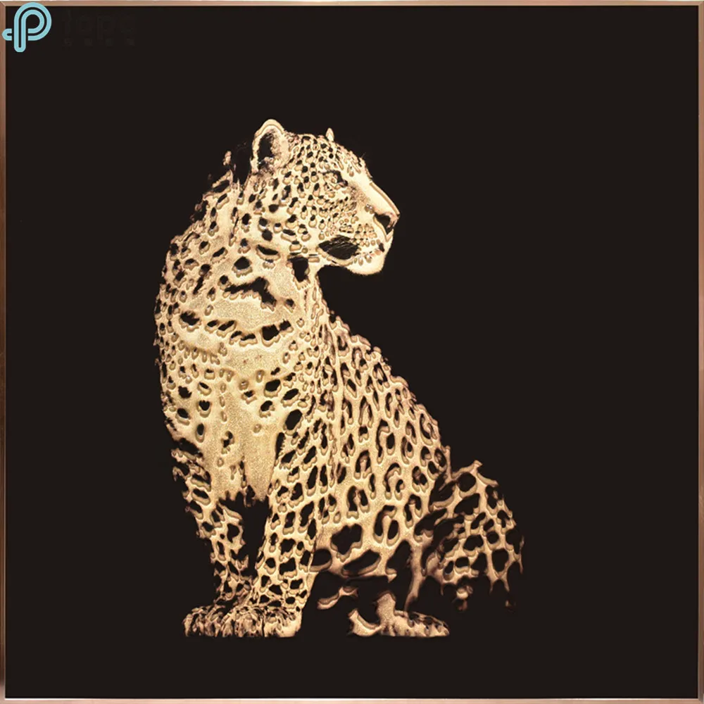 
Leopard Animal Tempered Art Glass Paintings(MR-YB6-2039) 