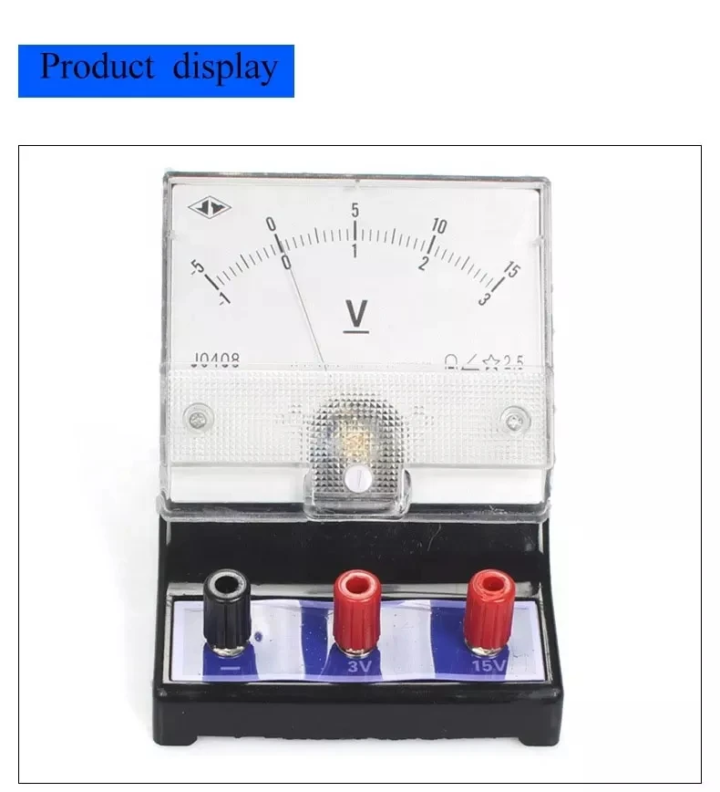 Лабораторное оборудование для физических экспериментов Аналоговый амперметр постоянного тока цифровой вольтметр Амперметр постоянного тока для студентов
