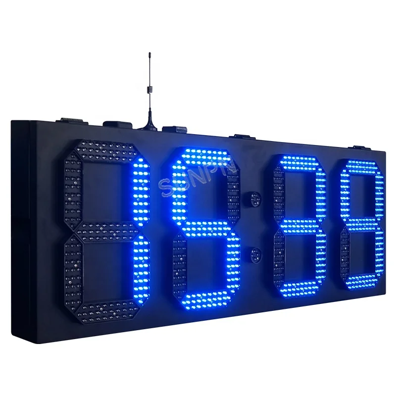 Outdoor LED TIME and Temperature sign/ electronic clock/ timer board/ panel/ screen for school airport supermarket usage
