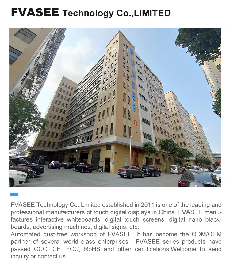 FVASEE Dual Screen LCD Digital Signage 43 55 65 Inch 360 Degree Rotating Commercial Advertising Display Screen