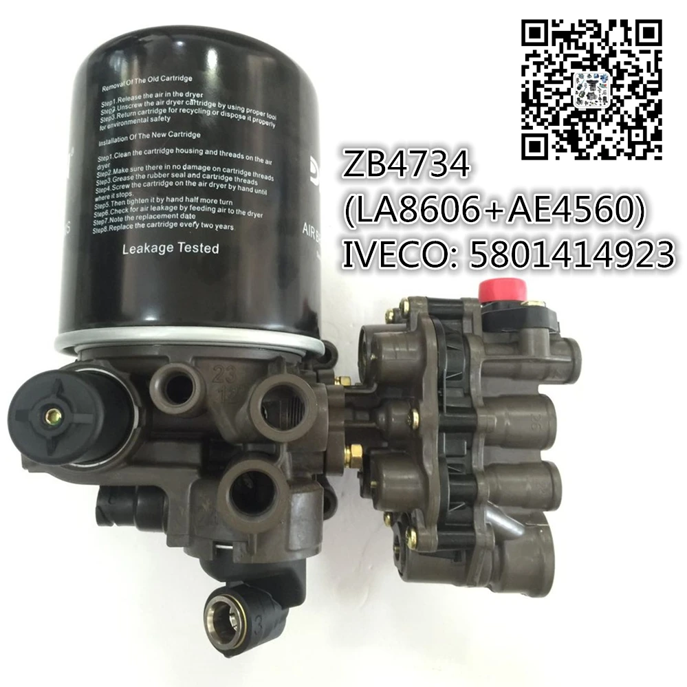 truck air dryer air brake for TATA,MAN,DAF,VOLVO,SCANIA 3543ZD2A-001/4324100880/LA8016/ 4324100202/ZB4578