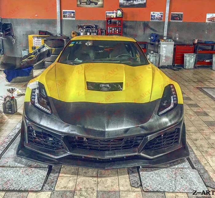Z-ART ZR1 тюнинг-пакет для C7 передний бампер модернизации