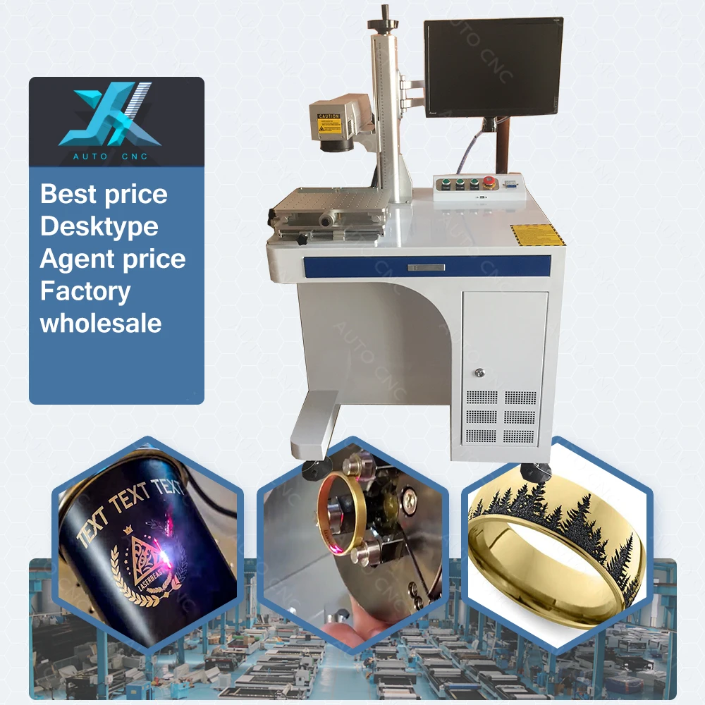 100w Fiber Laser Machine 60w Fiber Laser 50w Fiber Laser Marking Sliver Jewelry Engraving Machine