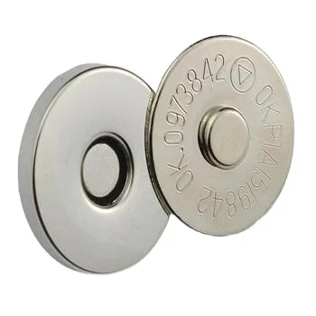 Заказные магнитные кнопки для одежды, швейные магнитные кнопки для одежды, Металлические Магнитные защелки, никелевые магнитные кнопки