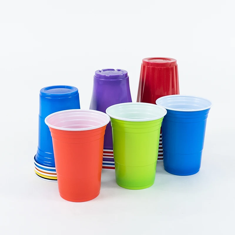 Wedding Party Plastic Cup Disposable Red Cups Custom Beer Pong Cups
