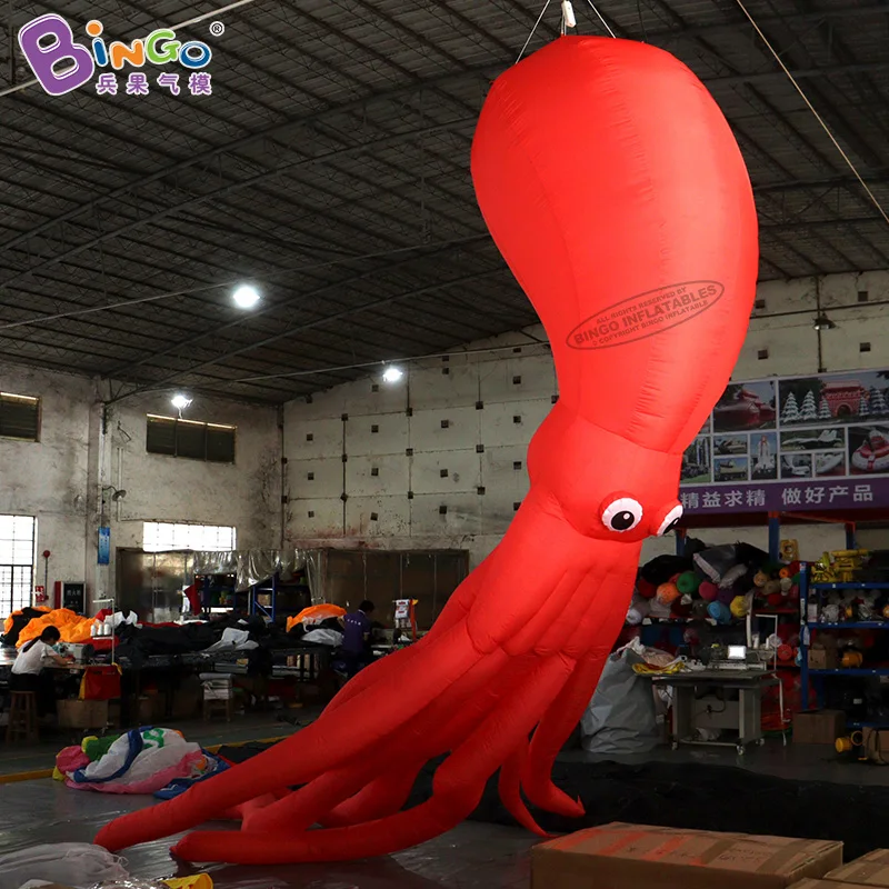 Bingo Customized Inflatable Night Club Giant Inflatable Octopus For Amusement Party Decoration
