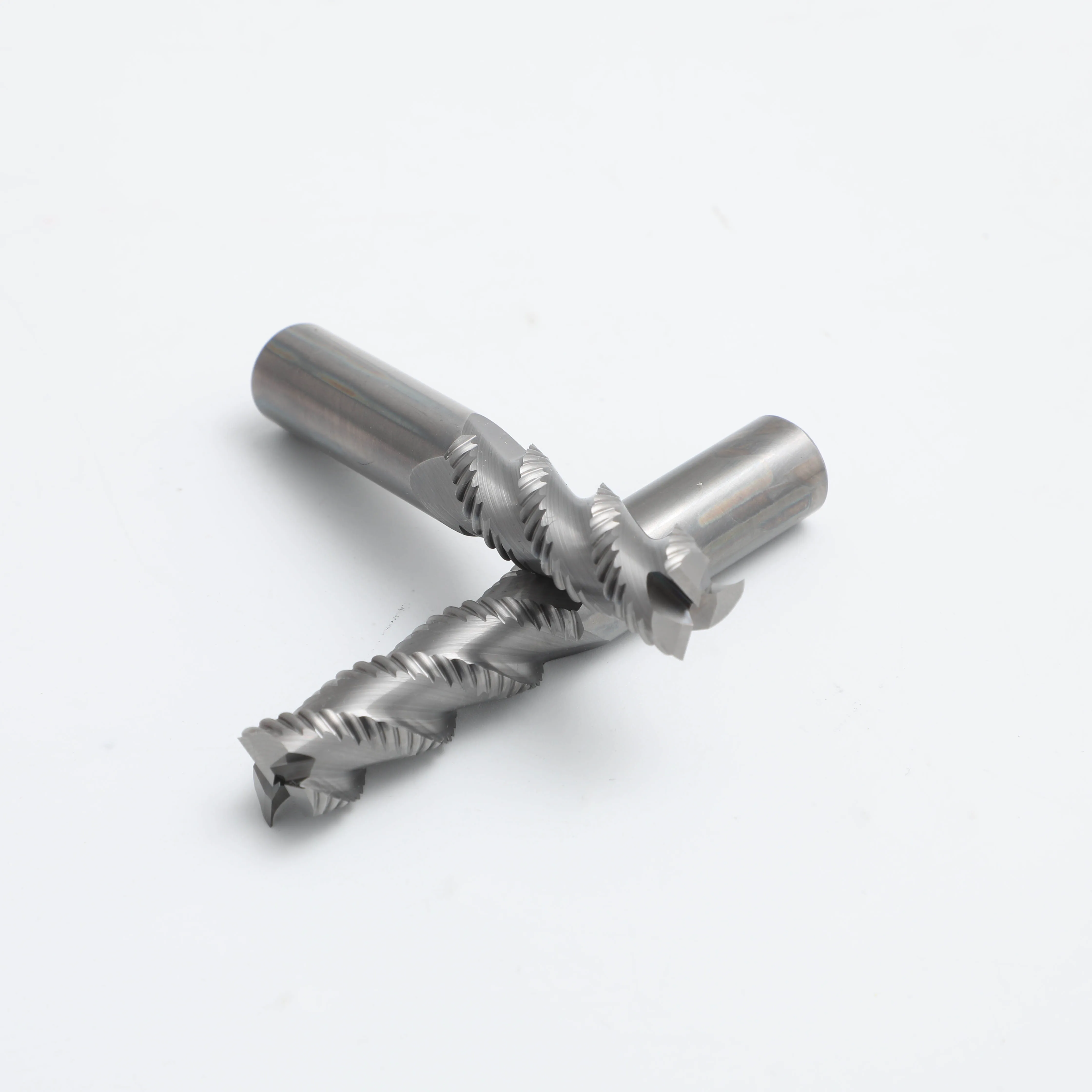 milling cutting tools 3 Flute solid carbide rough cutting end mills