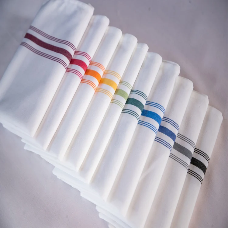 Оптовая продажа, цветной фон 12S x 12S 100% MJS, крученый полиэстер, бистро, полосатые салфетки, ресторан, Napery, ужин, NapkinsNapkins