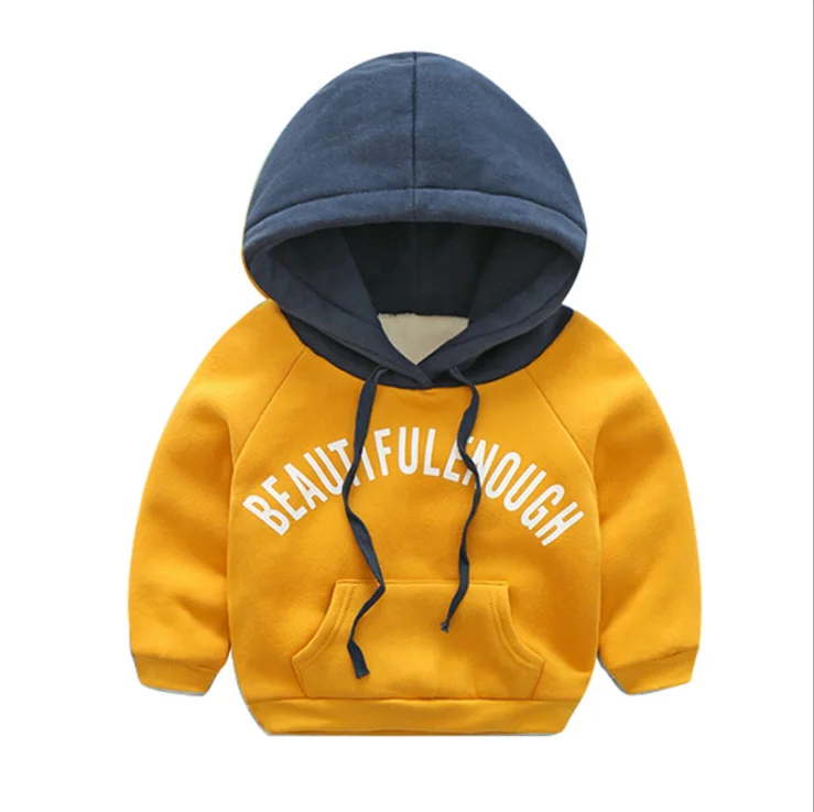 
CCC7170 Casual style long sleeve high quality cotton custom sweatshirt boys and girls kids winter hoodie 