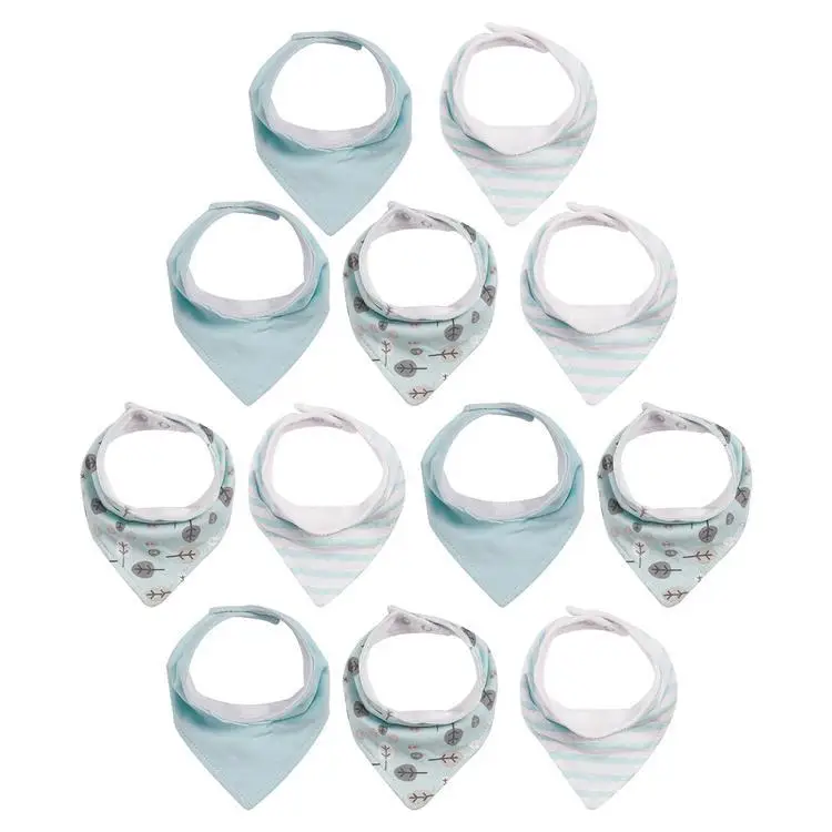 
Ataya 12 pack cute baby bib baby drool bib 