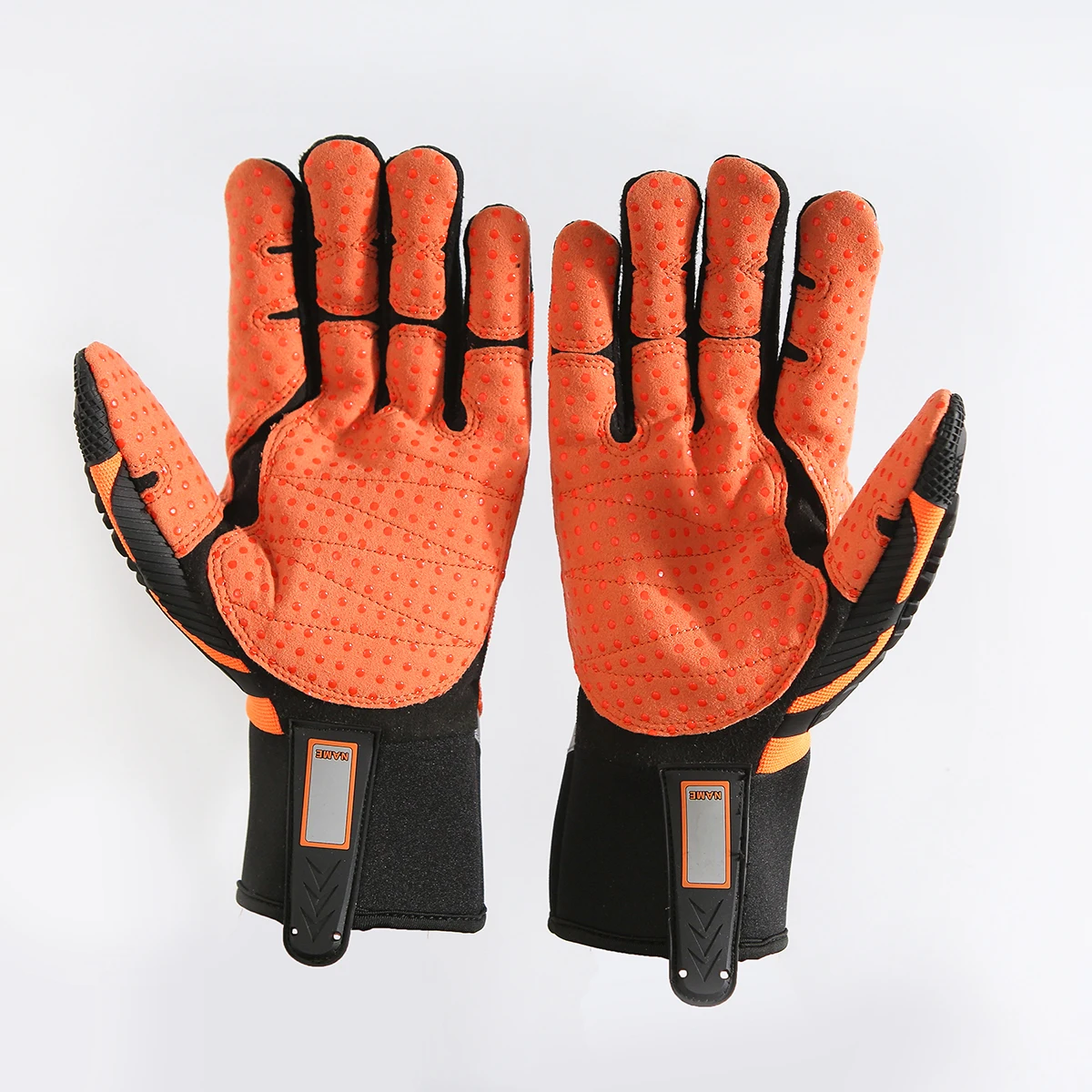 
Manufacturers customized logo anti-cutting oil and gas mechanical gloves waterproof oil field safety work gloves 