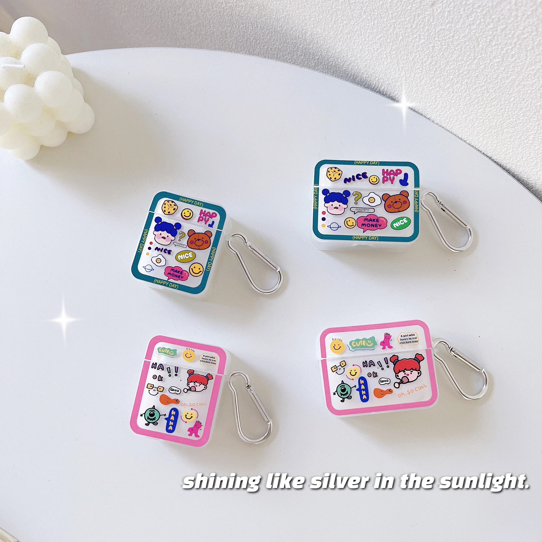Силиконовый защитный чехол для наушников Airpods