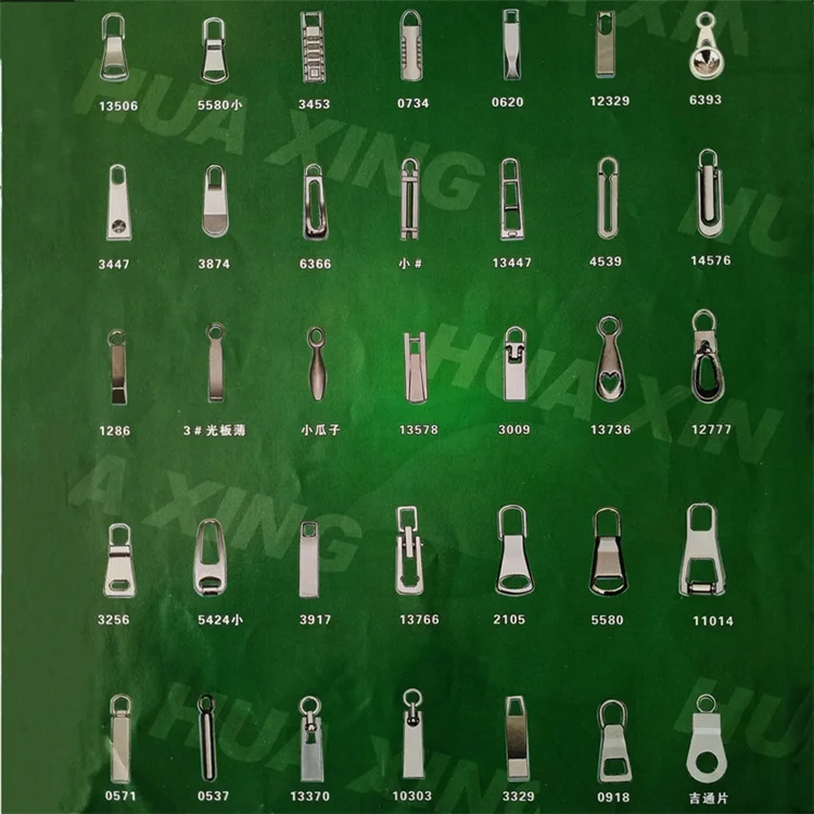 rhinestone heart-shaped keys five-pointed star bow tie circular round ring letter metal zipper slider puller pendant pull parts