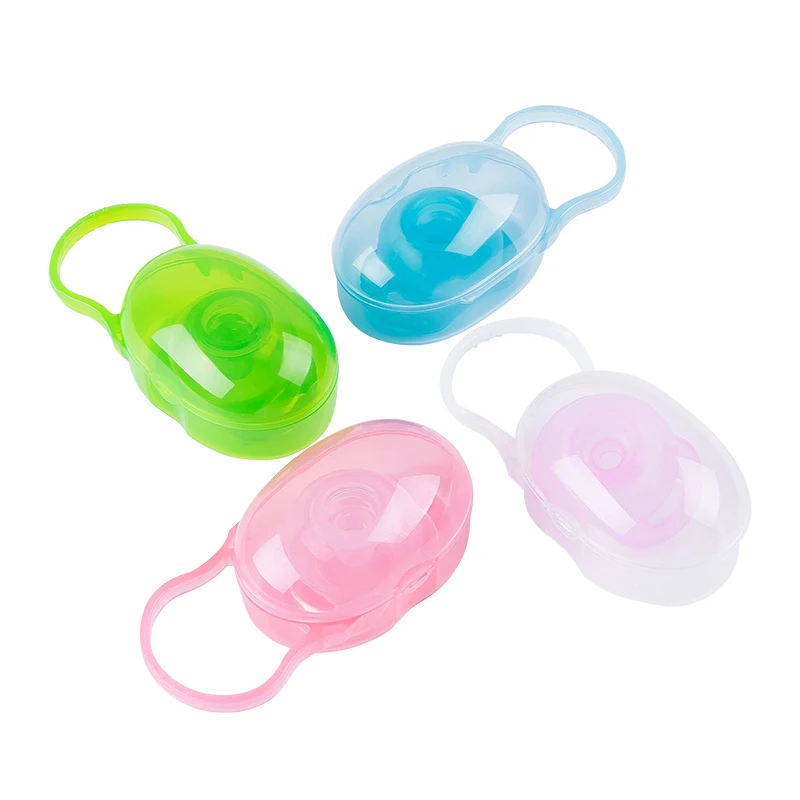 Food Grade Retractable Dummy Pacifiers Baby Pacifier Silicone nipple soother for infant with case box