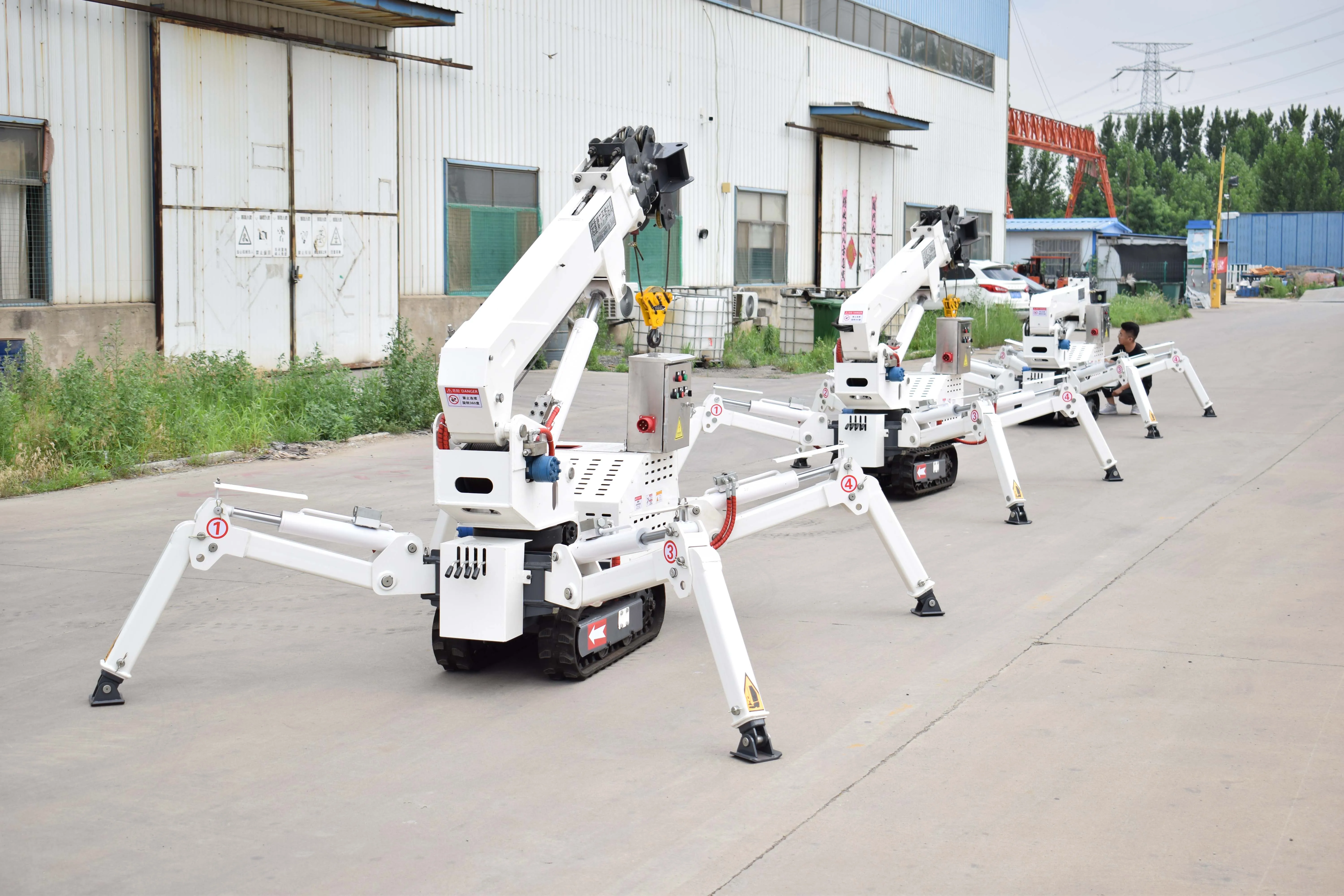 With Ce Certificate 12 Tons Mobile Construction Hydraulic Crane Spider Crane