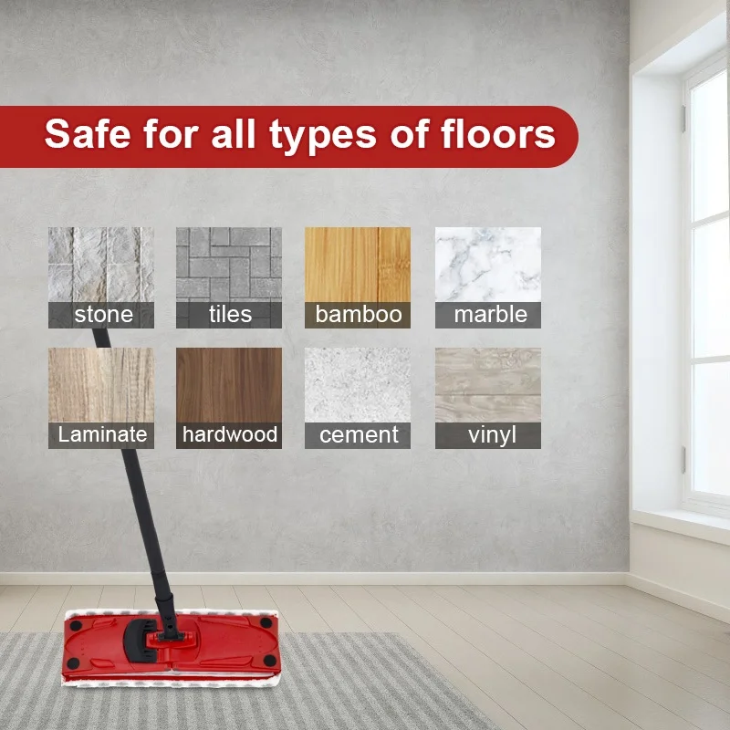 China Hot Selling Cotton Mop Refill Rags Suitable for Vileda Ultramat 2in1 36*14cm Microfiber Mop Pad