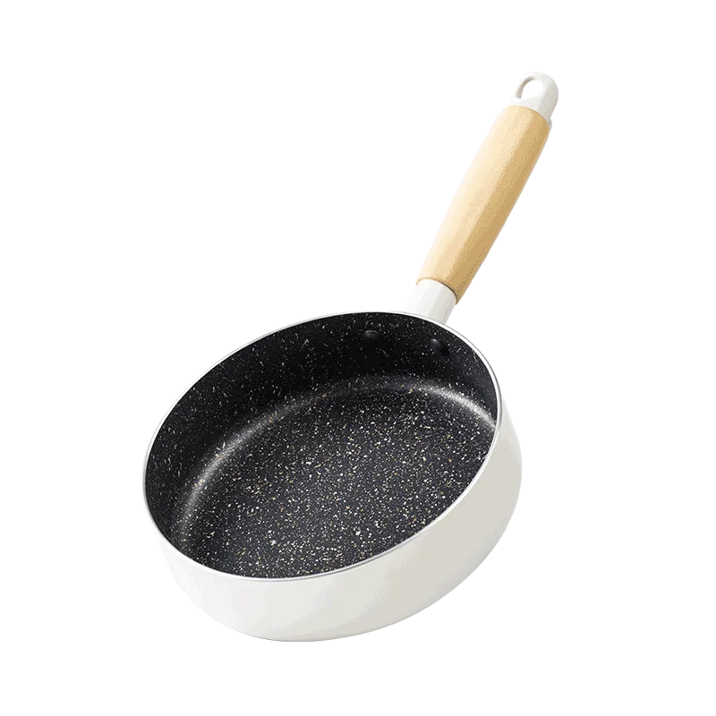 Colorful Nonstick Fry Pan Marble Coating Omelette Pan Induction Bottom Skillet