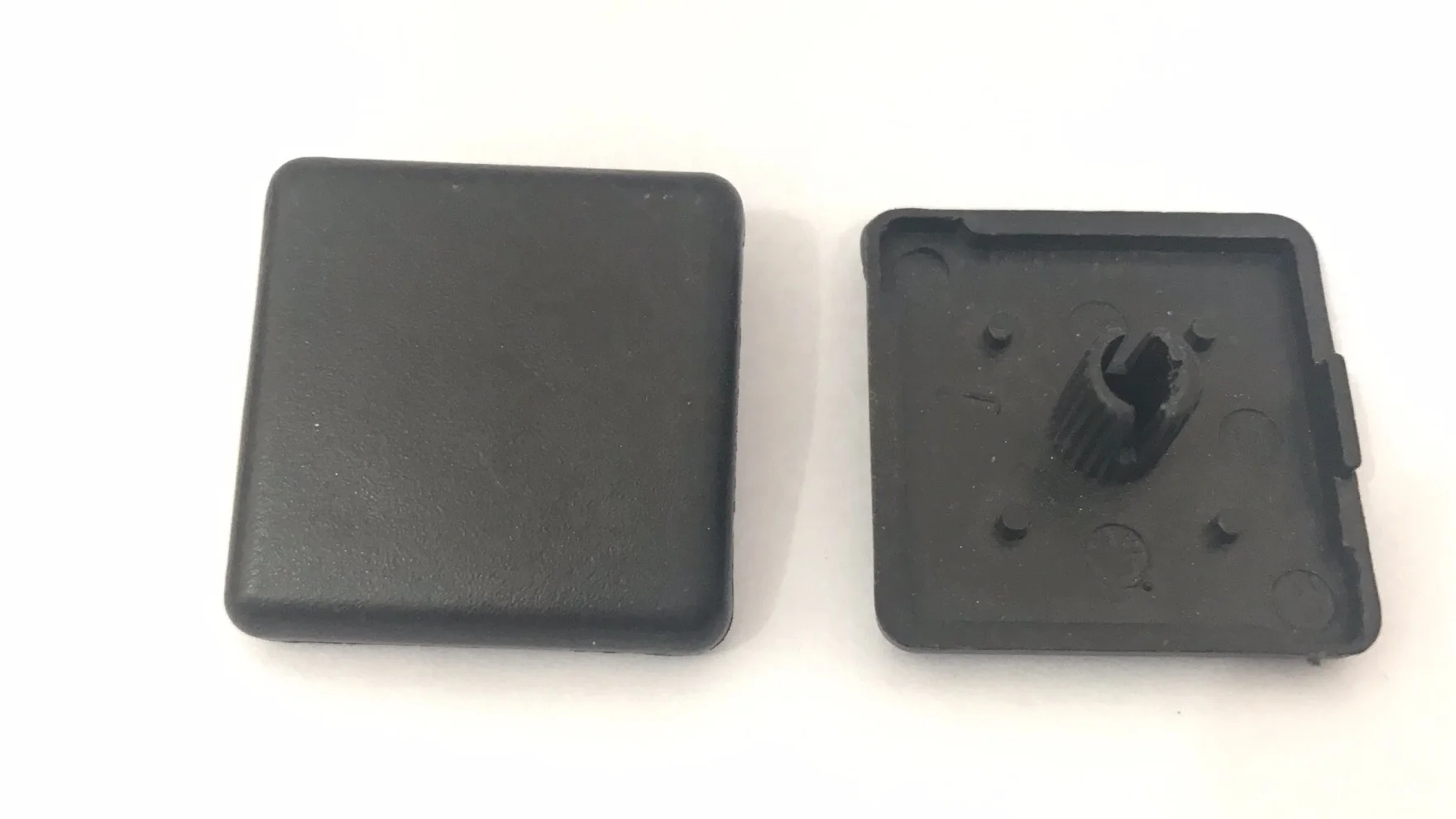 Прочный пластиковый 50x50 черный квадратный нейлоновый наконечник для 10-слота алюминиевого профиля