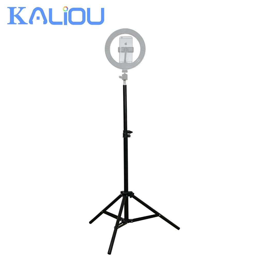 Kaliou 1.2m Light Stand Tripod With 1/4 Screw Head For Photo Studio Softbox Flash Umbrella Reflector Light Camera Ring Light Vlo