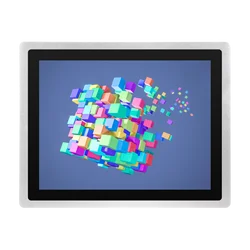 19 inch IP65 Dustproof Embedded Capacitive 10 Points All In One Industrial Touch Screen Panel PC RS232 RJ45 VGA DDR3 4G SSD 120G