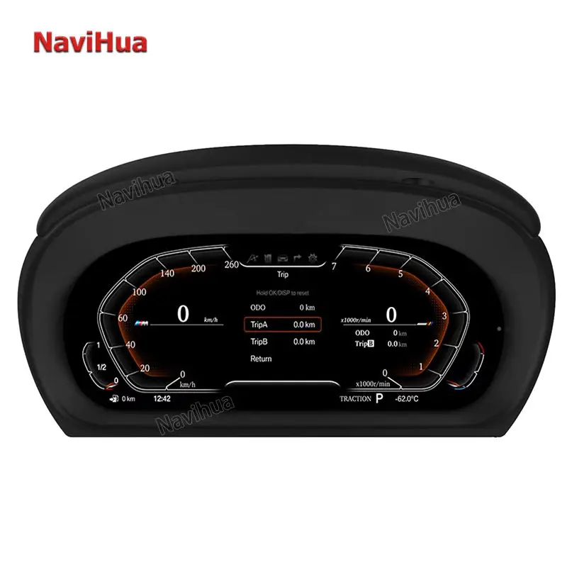 Система NAVIHUA LINUX 11 дюймов ЖК-измеритель Автомобильный цифровой спидометр для BMW 3 серии E90 E84